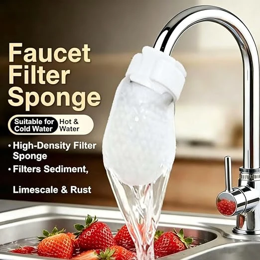 Faucet Filter Cotton Bag – 10PCS Water Purification Tap Filter with 2 Straps
